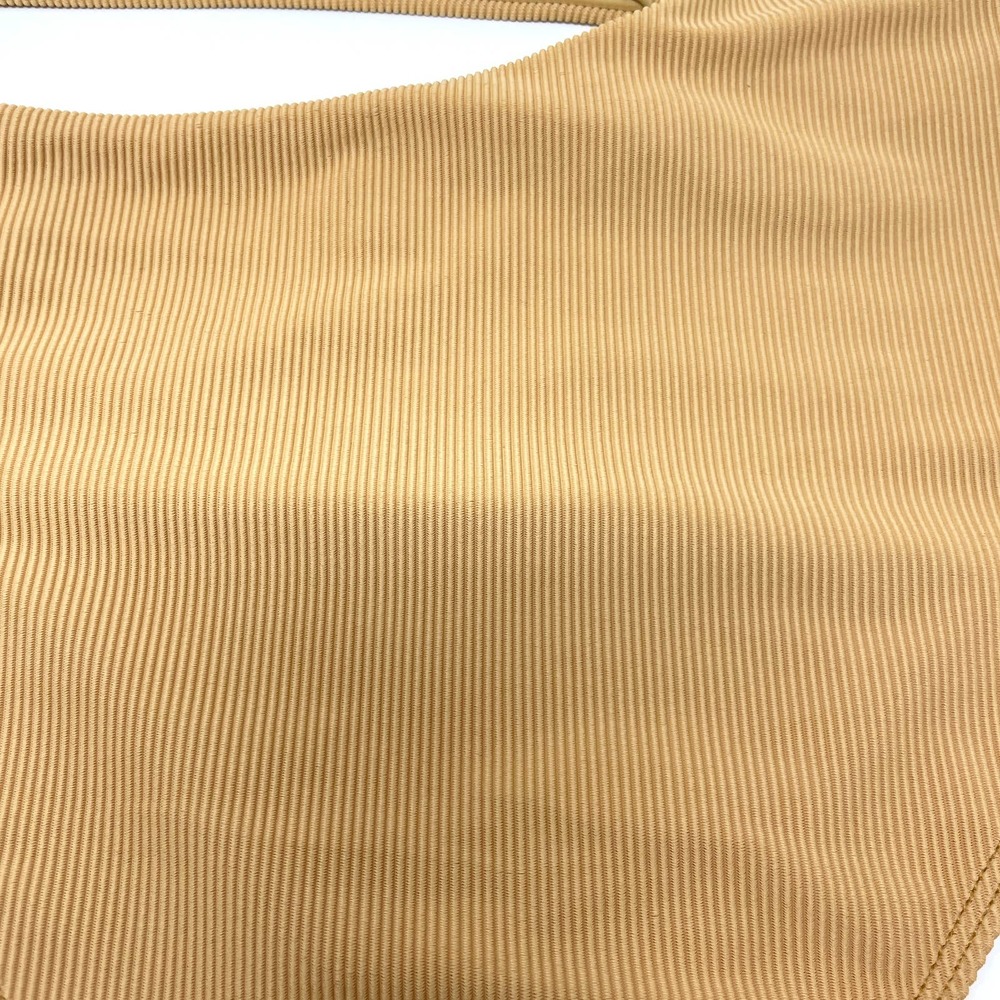 Beach Riot Celine Ribbed One Piece Bathing Suit In Golden Sands Small New - Picture 8 of 11